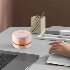 Desktop-Staubsauger USB Aufladbar Einstellbare Saugkraft Mini Tisch Staubsammler Für Tastatur Home Office ,Pink -SaugProfi Sparmarkt 750fde093b3ee0062b4abb9d79f2089b