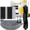 Zubehör Set, Ersatzteile Für Horniture Q6 (2x Seitenbürste, 1x Hauptbürste, 2x Filter, 2x Pad)