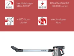 Genius Invictus X9 Set 14tlg Akku Staubsauger Handstaubsauger Mit LED Beutellos Kabellos HEPA Für Allergiker Tierhaare; A28142 -SaugProfi Sparmarkt 7964187a2ebf1adbea5cc98afef10ccc