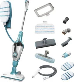 Black & Decker FSMH1321JSM, Tragbarer Dampfreiniger, 0,5 L, Türkis, Weiß, 6 M, 1300 W, Harter Boden -SaugProfi Sparmarkt 7986e9062f4a85c7a59a62d8ef1be963