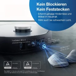 Ecovacs Deebot X1 Omni Saugroboter Wischfunktion Kamera 4 Reinigungsstufen 0,4 L 32 Ecovacs Deebot X1 Omni Saugroboter Wischfunktion Kamera 4 Reinigungsstufen 0,4 L -SaugProfi Sparmarkt 7bf32ae7320c9dc30017fd061b655e0f