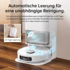 Dreame L10S Ultra Saugroboter Mit Absaugstation Selbstwaschend Selbstauffüllend Selbstentleerend 5300Pa AI+3D Navigation Spinnwischen Heißlufttrocknung Teppicherkennung APP -SaugProfi Sparmarkt 80f5cdc162098c16f6ab8ec83672ce9c