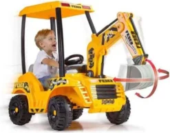 FEBER- Super Digger Excavadora A Batería Niñas A Partir De 3 Años, 12V, (Famosa 800012320) FAMOSA -SaugProfi Sparmarkt 811a1bf87e3d9cb8c0511165f80b201c