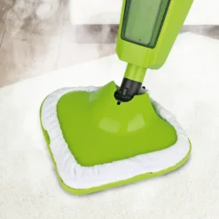 CLEANmaxx Dampfbesen 1000W Grün Bodenpflege Inkl. Messbecher Mikrofasertuch -SaugProfi Sparmarkt 83024b07b2794717cfd967be39a25f5b