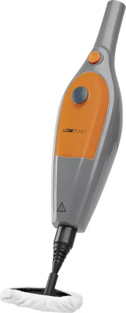CLATRONIC Dampfmop DR 3539 Anthrazit- Orange Dampfreiniger Reiniger Dampfwischer -SaugProfi Sparmarkt 8318d82857465a4266276f37382d2db1