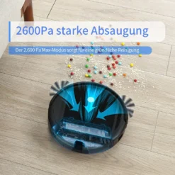 Saugroboter - AIRROBO P10 Staubsauger Roboter 2600Pa Roboterstaubsauger WLAN Mit Raumkarte In Echtzeit, WiFi/App/Alexa, Selbstaufladung, Leise, Für Tierhaare, Hartböden, Teppich -SaugProfi Sparmarkt 85e68570c8c726877b19b5879a5b79d9