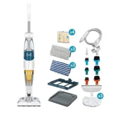 Rowenta RY8561WH Clean Steam Dampfreiniger/Stabstaubsauger 2-in-1, White, 6kg, 1700 W -SaugProfi Sparmarkt 877993e7b5f32d57010a495025c91d11