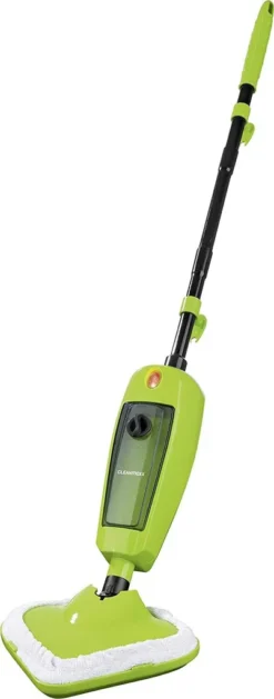 CLEANmaxx Dampfbesen 1000W Grün Bodenpflege Inkl. Messbecher Mikrofasertuch -SaugProfi Sparmarkt 8c209a280a9e130088d9b95a48dbb5e7