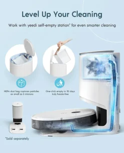 Yeedi Vac Hybrid 2-in-1 Saugroboter Wischfunktion Teppicherkennung Wischroboter 2500Pa -SaugProfi Sparmarkt 944d913c50a33b90b4a3e18b1016d77d