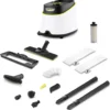 Kärcher SC 3 Deluxe EasyFix Premium, Zylinder-Dampfreiniger, 1 L, Weiß, 4 M, 1900 W, AC