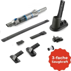 Genius Invictus One 2.0 Hand- Und Bodenstaubsauger Set 12-tlg Handstaubsauger; A82119