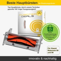 Hauptbürste (Kombibürste) Für Xiaomi Roborock S5, S5 MAX, S6, S6 Pure, S6 MAX -SaugProfi Sparmarkt 97f84dd87966e0c0e086445e68af7128