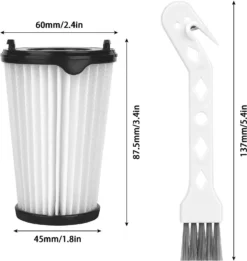 Set Mit 6 Filtern Für AEG CX7 CX7-2 Staubsauger Für Alle Modelle, Ersatz Hepa Filter Ersatzfilter Und 1 Reinigungsbürste -SaugProfi Sparmarkt 998a49f23f065b34bc7043653024a4bb