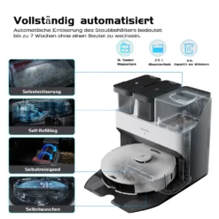 Roborock S7 Pro Ultra Sonic Staubsauger Roboter Mit Empty Wash Fill Dock Absaugstation 5100Pa Selbstwaschend Selbstauffüllend Selbstentleerend LiDAR APP Weiß (Upgrade Von Roborock S7,VS S7 MaxV Ultra/S8 Pro Ultra) -SaugProfi Sparmarkt 9b1a315f6c620d6163cfa4e37966a265