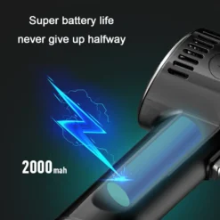 Duster, Handheld Cordless Air Duster, Air Blower Rechargeable, Electric Compressed Air Gun Battery Operation, For Cleaning Computer Keyboard Camera Lego Toys.,Black -SaugProfi Sparmarkt a45420f8cde4c7e08c356abea7a98f48