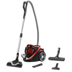 Rowenta RO7649 Silence Force Cyclonic Parkett | Beutelloser Staubsauger | Vacuum-Cleaner | Sehr Leise | 2,5L Staubvolumen | Tierhaar | Auto | Schwarz/Rot -SaugProfi Sparmarkt a4f0b3126262157eb2a820bdd874f366