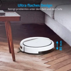 MEDION Saugroboter Mit Ladestation E32 (Modell 2021, Roboterstaubsauger Für Hartböden, Fliesen, Laminat, Tierhaar Optimiert, Direktabsaugung, Autom. Rückkehr Zur Ladestation) -SaugProfi Sparmarkt a6f337579fae735b765e2cbd2a4fdc84