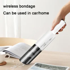 Handheld Vacuum, Car Vacuum Cleaner Cordless 6000PA High Power Small Mini Portable USB Rechargeable Hand Vacuum, For Home, Car, Narrow Spaces ,White -SaugProfi Sparmarkt a748b7cdacc04c3b1bddcbe751fda2df