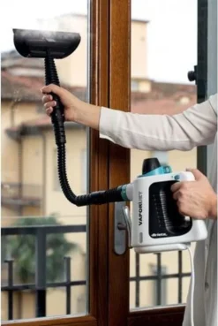 Ariete 4137, Tragbarer Dampfreiniger, 0,25 L, Schwarz, Türkis, Weiß, Tasten, Flexibel, 3 M -SaugProfi Sparmarkt abe03d936b54f475ef5a2c8ca44f05e6