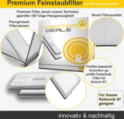 Zubehör Set (Ersatzteile) Für Roborock S7 (2x Filter, 2x Pad, 2x Seitenbürste 5arm Schwarz, 1x Hauptbürste) -SaugProfi Sparmarkt acd096822509a54e2c893b38647eb867