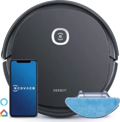 ECOVACS Saugroboter DEEBOT U2 PRO, 2-in-1 Saug- Und Wischroboter, Ideal Für Haustierbesitzer