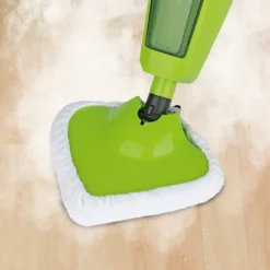 CLEANmaxx Dampfbesen 1000W Grün Bodenpflege Inkl. Messbecher Mikrofasertuch -SaugProfi Sparmarkt ada6ab24a398a31ad985991bb540562d