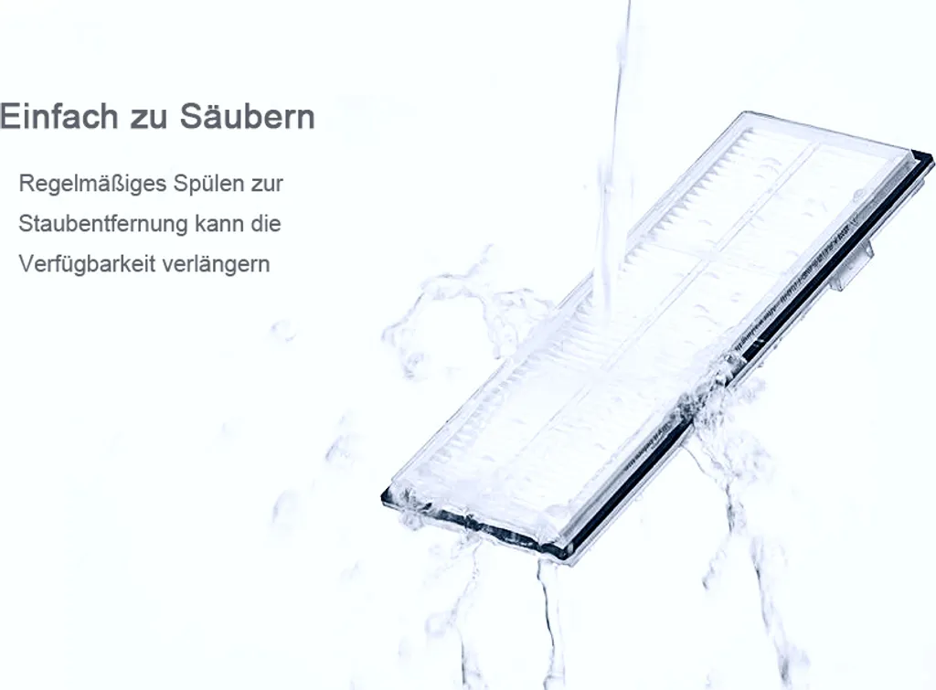 Original Roborock S7 Maxv Ultra/S7 Pro Ultra/S7/S7 Maxv Staubsauger Roboter Zubehör, Mit Mopps, HEPA-Filter Und Weißer Seitenbürste 10 Original Roborock S7 Maxv Ultra/S7 Pro Ultra/S7/S7 Maxv Staubsauger Roboter Zubehör, Mit Mopps, HEPA-Filter Und Weißer Seitenbürste – Bild 10
