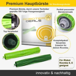 Hauptbürste (2 Stück) Doppelbürste Für IRobot Roomba S9 Und S9 Plus -SaugProfi Sparmarkt b336883cff287371914d05c59544ba54