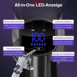 Daynee Akku-Hand-und Stielstaubsauger Akku Staubsauger, Handstaubsauger, Staubsauger Kabellos, Akkusauger, Beutellos, 27KPa Akkustaubsauger, Staubsaug -SaugProfi Sparmarkt b3d375fd7b6d676ef6896e6485f7ccf4