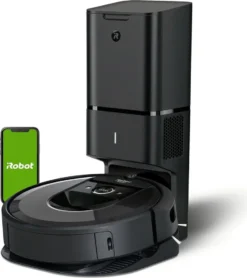 IRobot Roomba I7+ Saugroboter 90 Min Ladezeit 75 Min Laufzeit 0,4 Liter Schwarz -SaugProfi Sparmarkt b539dc1987471a2f1899007affdf197c