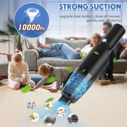 Mini Handstaubsauger Kabellos - Handstaubsauger Wiederaufladbar Tragbar , USB Staubsauger Für Auto, Tastatur, Tierhaare,Black -SaugProfi Sparmarkt b7b3da83c9ca145530ff499929951809