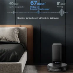 Midea S8+ Saugroboter 5200mAh Bl | 714307 Mit Behälterstation -SaugProfi Sparmarkt b926142139ff5350821f19493a3b9208