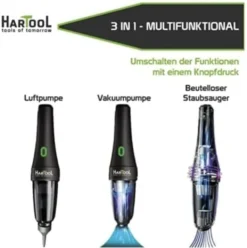 HARTOOL Akku Handstaubsauger Beutellos 3 In 1 Handstaubsauger - Luftpumpe - Vakuumpumpe -SaugProfi Sparmarkt bbde1b02000b8fbb82c6f2faeab18c47