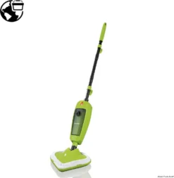 CLEANmaxx Dampfbesen 1000W Grün Bodenpflege Inkl. Messbecher Mikrofasertuch -SaugProfi Sparmarkt bbfff22404e5a62a5f57d12b33425f8b