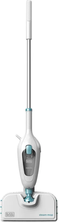 Black & Decker Black+Decker FSM13E1 Dampfbesen Steam Mop, Basic (Dampfreiniger Für Hygienische, Gründliche Sauberkeit, Abnehmbarer Stiel, Einfache Bedienbarkeit, Inkl. 1 Mikrofaser-Pad), 1300 W -SaugProfi Sparmarkt c3b8b1e19b8aaaa35223c0f168ad8262