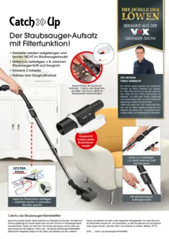 CatchUp Staubsauger-Kleinteilefilter Auffänger Adapter Catch Up -SaugProfi Sparmarkt c72a0af53eb893144397a4a865838c96