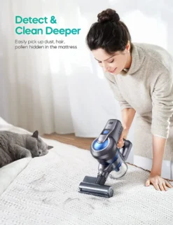 Greenote GSC50 Akku Handstaubsauger 23000PA, 4 In 1 Kabellos Staubsauger Mit LED Doppeltem Digitalmotor, Elektrobürste Staubsauger,Bis Zu 35 Min -SaugProfi Sparmarkt c7ea393d944f691f55a61d45a45538ad