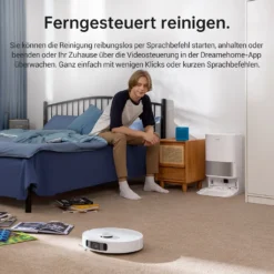 Dreame L10S Ultra Saugroboter Mit Absaugstation Selbstwaschend Selbstauffüllend Selbstentleerend 5300Pa AI+3D Navigation Spinnwischen Heißlufttrocknung Teppicherkennung APP -SaugProfi Sparmarkt ca59c0fa822524a21b8ffbd9d8353ea9