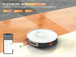 Kyvol E31 Saugroboter Mit Wischfunktion 2200Pa Wischroboter, 150Min. Laufzeit, Smart Navigation, Funktioniert Mit Alexa,ideal Für Tierhaare, Teppiche Und Hartböden, Weiß [+] -SaugProfi Sparmarkt cde99a917c6c149368b1a89367259c42
