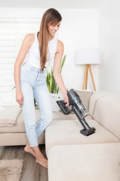 Hand- Und Akkustielstaubsauger ETA Sonar Artikel-Nr.: ETA223290000 2 In 1 Hand- Und Akkustielstaubsauger Mit Digital-Motor, Rotierender Turbobürste, Flexiblem Gelenk Und 25,2 V Li-Ionen-Akku. -SaugProfi Sparmarkt ce261a34fc92ddb429c876d7bbad5f3d