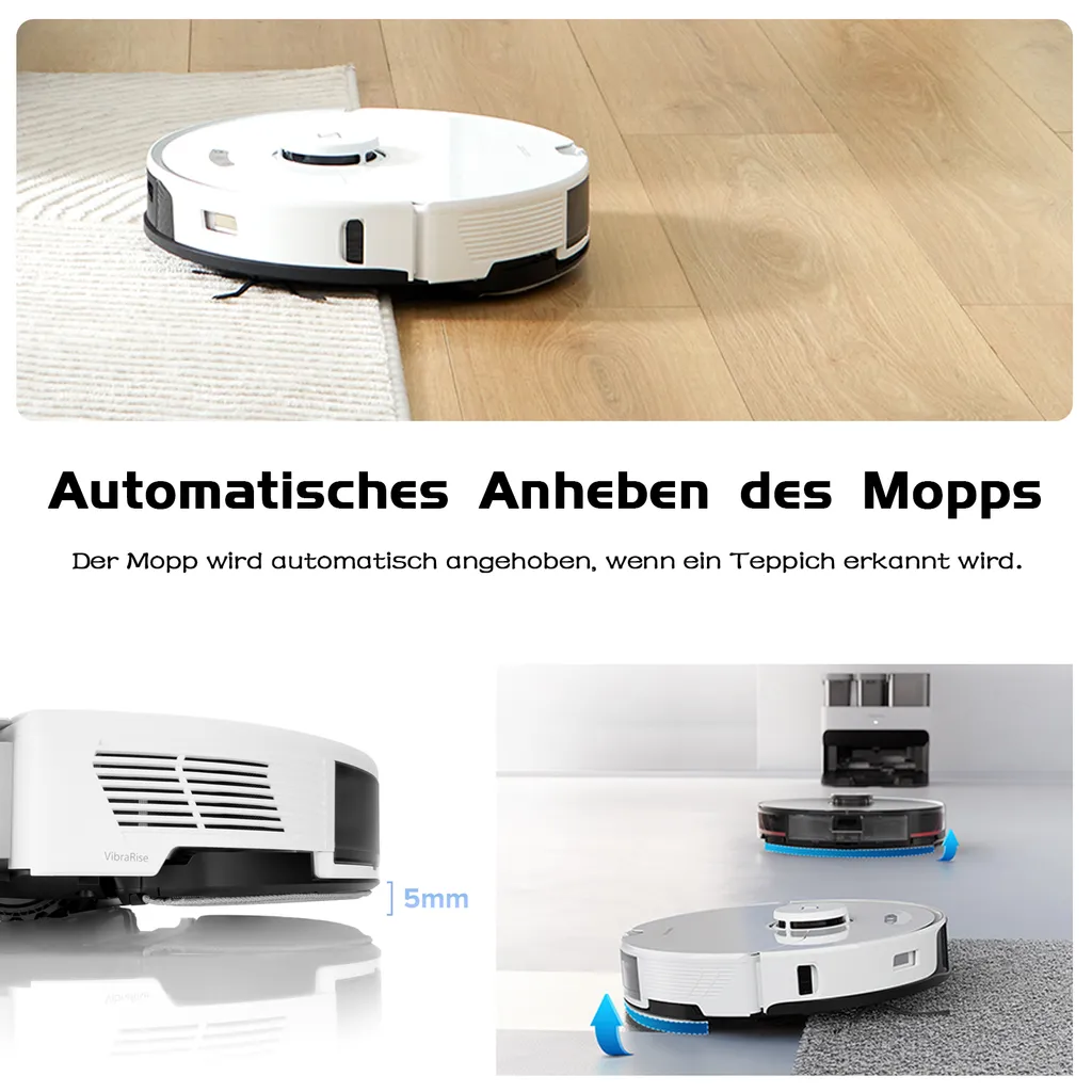 Roborock S7 Pro Ultra Staubsauger Roboter Mit Absaugstation Empty Wash Fill Dock Kindersicherung Saugroboter LiDAR APP(Upgrade Von Roborock S7,VS S7 Maxv Ultra/S8 Pro Ultra) 3 Roborock S7 Pro Ultra Staubsauger Roboter Mit Absaugstation Empty Wash Fill Dock Kindersicherung Saugroboter LiDAR APP(Upgrade Von Roborock S7,VS S7 Maxv Ultra/S8 Pro Ultra) – Bild 3