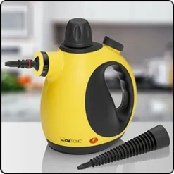 Clatronic DR 3653 Dampfreiniger, Wassertank: Ca. 250 Ml, 3,5 Bar Max. Dampfdruck, Schwarz-gelb -SaugProfi Sparmarkt d5afb8e4fd75f269f13bc75aac8475cf