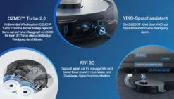 ECOVACS DEEBOT X1 TURBO Staubsauger 5000Pa Saugroboter YIKO EU APP -SaugProfi Sparmarkt d802d04d54105cf374f47780c158fe7e