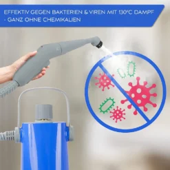 LEBENLANG Dampfreiniger Handgerät Steam Cleaner - 1000W & 300ml Mit 9 Zubehör | Polsterreiniger Gerät | Polster Handdampfreiniger Polstermöbel Fugenreiniger Für Bad Fliesen | Premium Dampf Reiniger… -SaugProfi Sparmarkt df4f31caa7376bc14975b11fb153014c