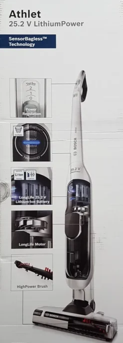 Bosch Athlet BCH6L2560 Staubsauger - Weiß -SaugProfi Sparmarkt df924f81546fa3cab9a55b193eef63a1