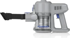 MAXXMEE Akku-Zyklon-Staubsauger - Bis Zu 35 Minuten Dauerbetrieb - Hellgrau/blau Akku Zyklon Staubsauger Kabellos Handsauger Bodensauger Beutellos Sauger -SaugProfi Sparmarkt ea1c5ffb7b97d764e2baaa072f75041c