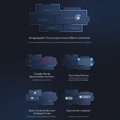 Roidmi EVE Plus Roboter Staubsauger Nass-Trocken-Saugroboter,50 Watt,2700pa Mit Sauberer Basis Und Beutel,Weiß -SaugProfi Sparmarkt eba793e9fa528533b739b1768f21d438