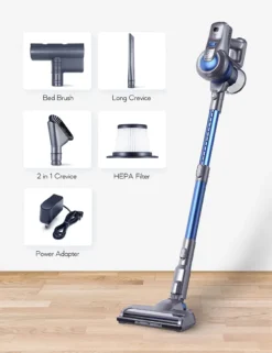 Greenote GSC50 Akku Handstaubsauger 23000PA, 4 In 1 Kabellos Staubsauger Mit LED Doppeltem Digitalmotor, Elektrobürste Staubsauger,Bis Zu 35 Min -SaugProfi Sparmarkt ec8a6c7b2005352432626546bf3ee9a1