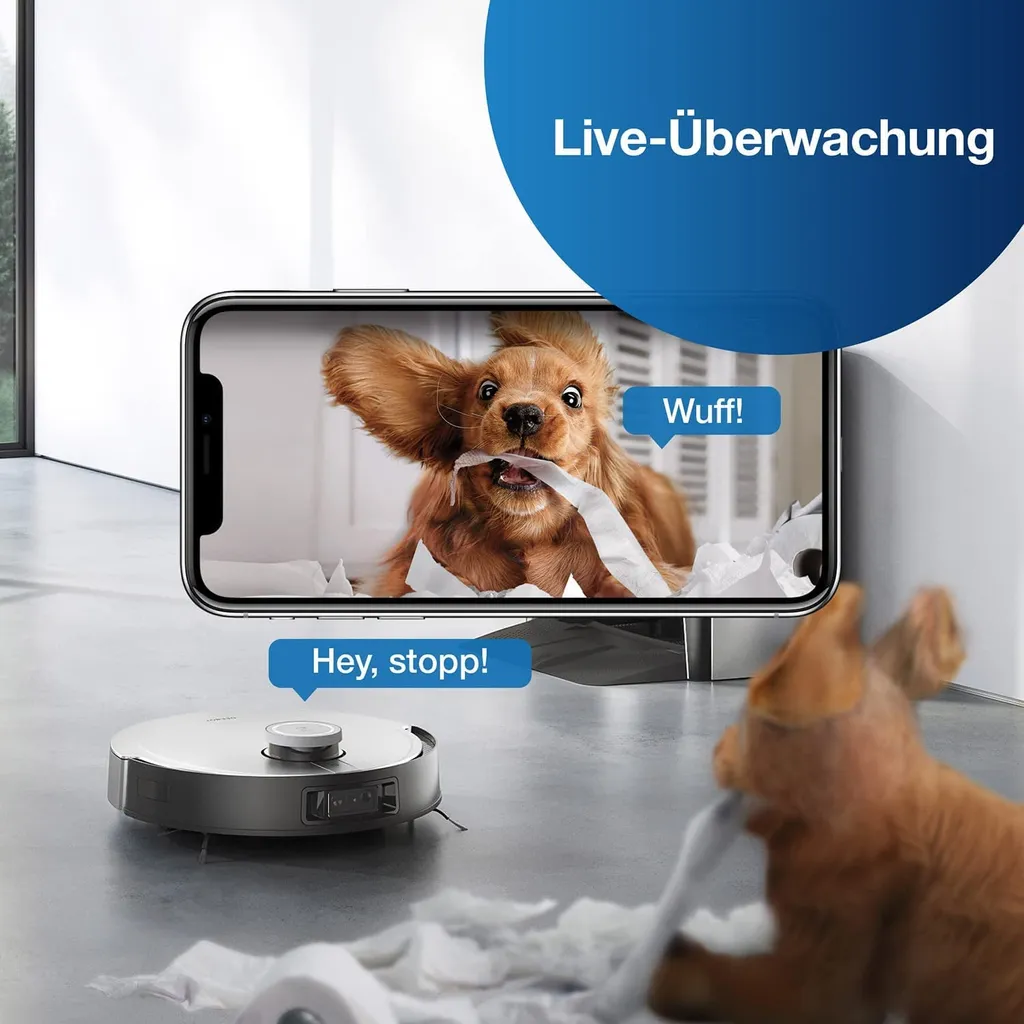 Ecovacs Deebot X1 Omni Saugroboter Wischfunktion Kamera 4 Reinigungsstufen 0,4 L 16 Ecovacs Deebot X1 Omni Saugroboter Wischfunktion Kamera 4 Reinigungsstufen 0,4 L – Bild 16