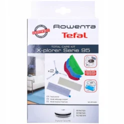 Rowenta ZR793000 X-Plorer Serie 95 Reinigungs-Set | Kompatibel Mit Saugroboter S95 | 1 Standardtuch | 1 Wischtuch | 1 Mikrofasertuch "Allergen" | 2 Seitenbürsten | 1 Hochleistungsfilter -SaugProfi Sparmarkt edf7734c9d7b219a4948a694afc77bb9